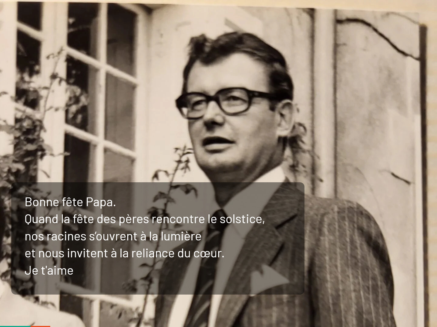 Bonne fête Papa,